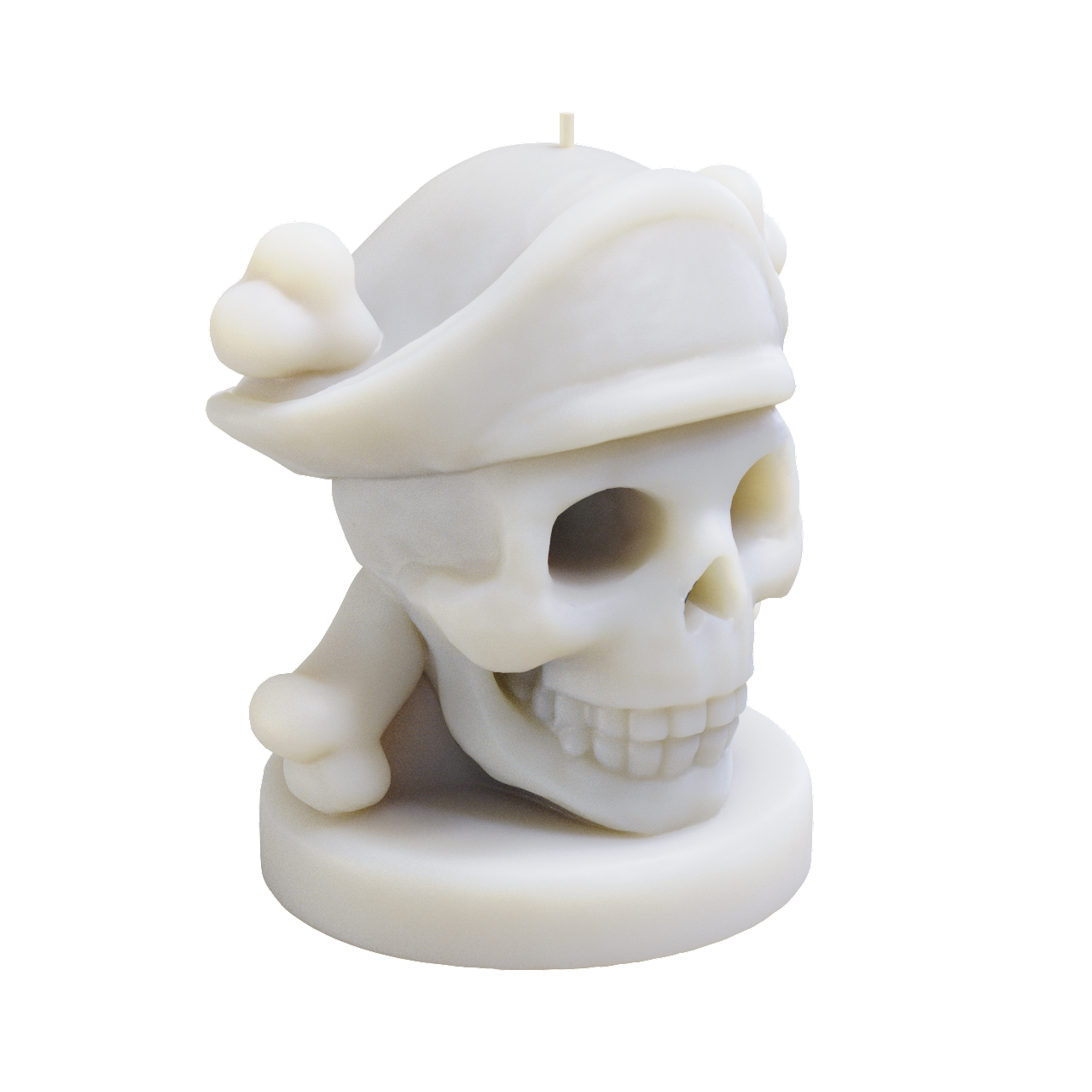 Skull and Cross Bones Candle (630 grams) 14cm Tall