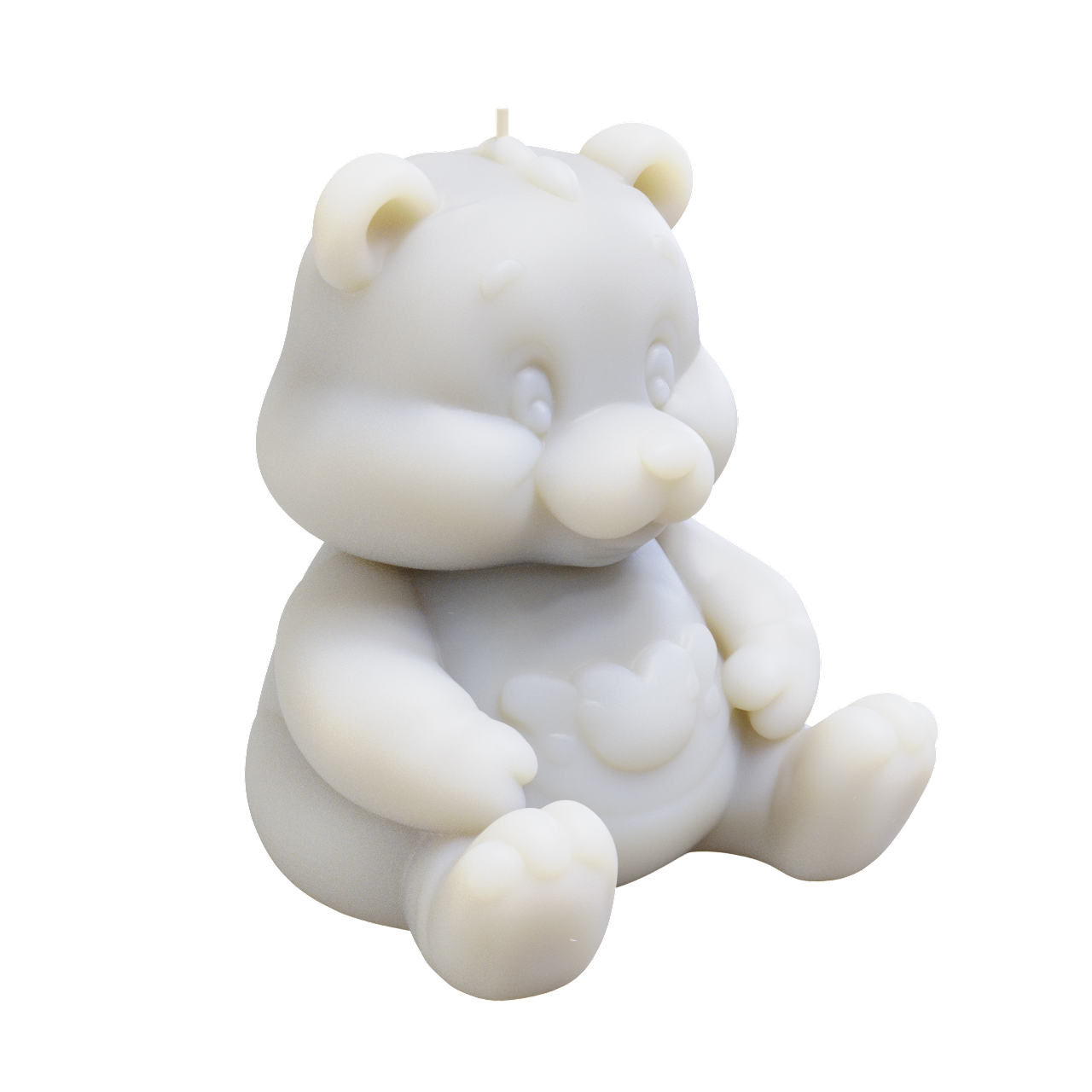 Love Teddy Bear Candle (660 grams) 14cm Tall
