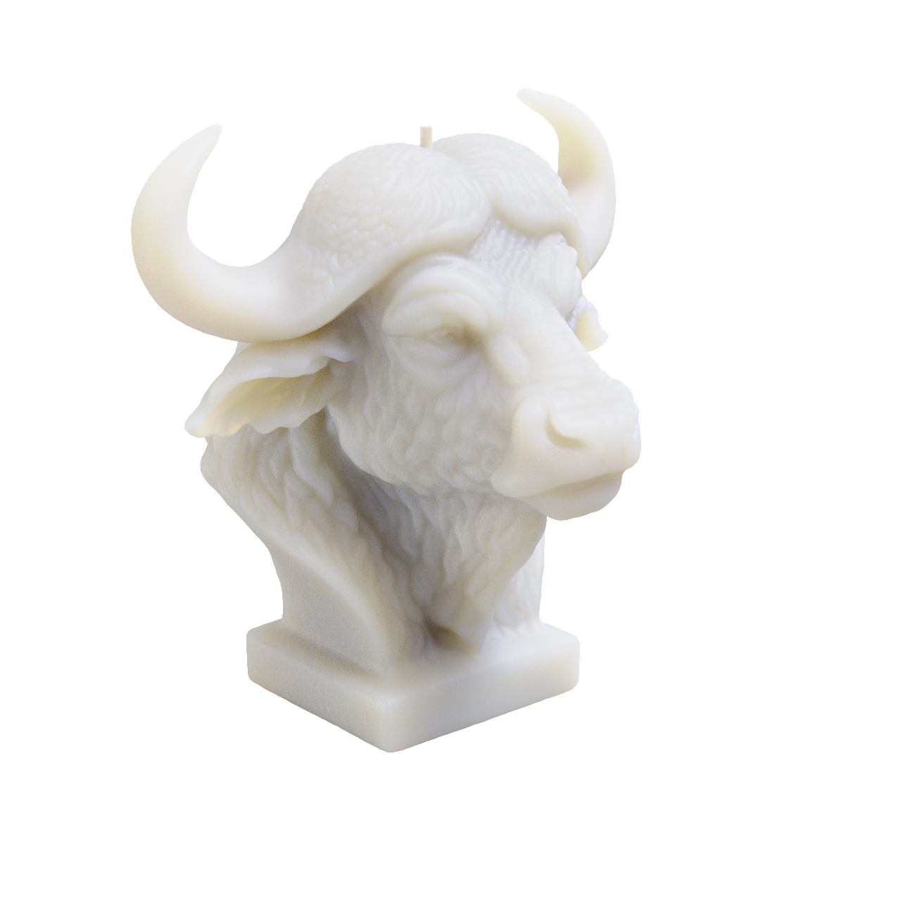 Buffalo Candle (390 grams) 14cm Tall