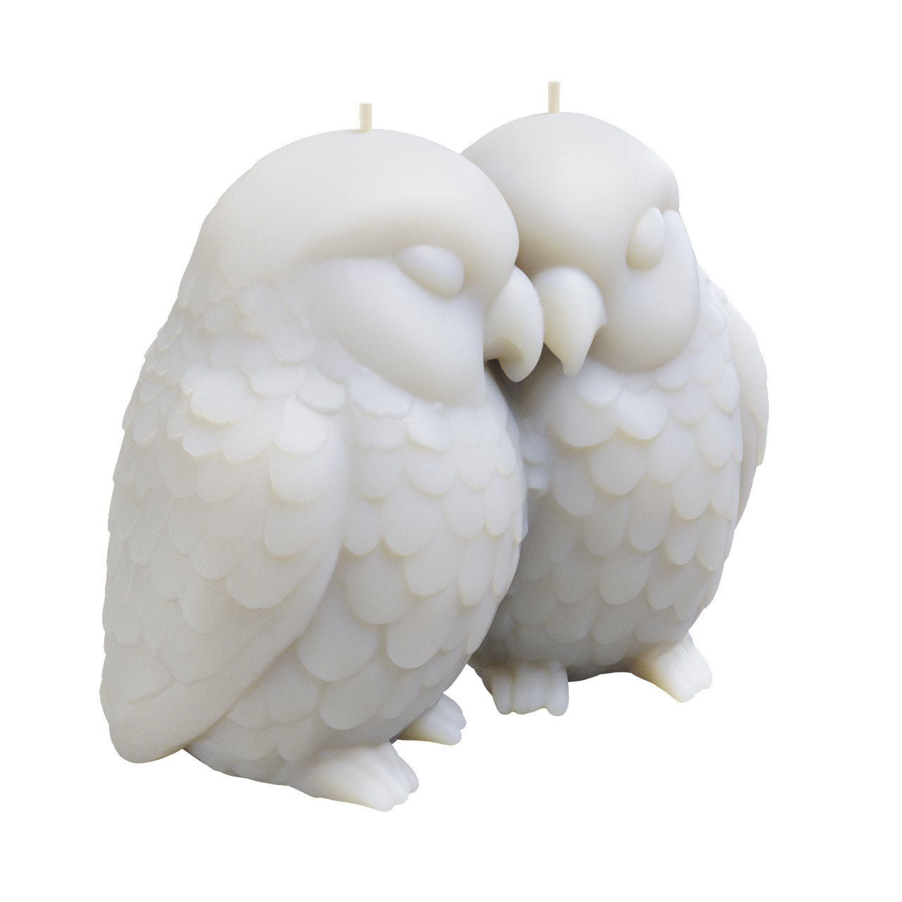 Love Birds Candle (1230 grams) 14cm Tall