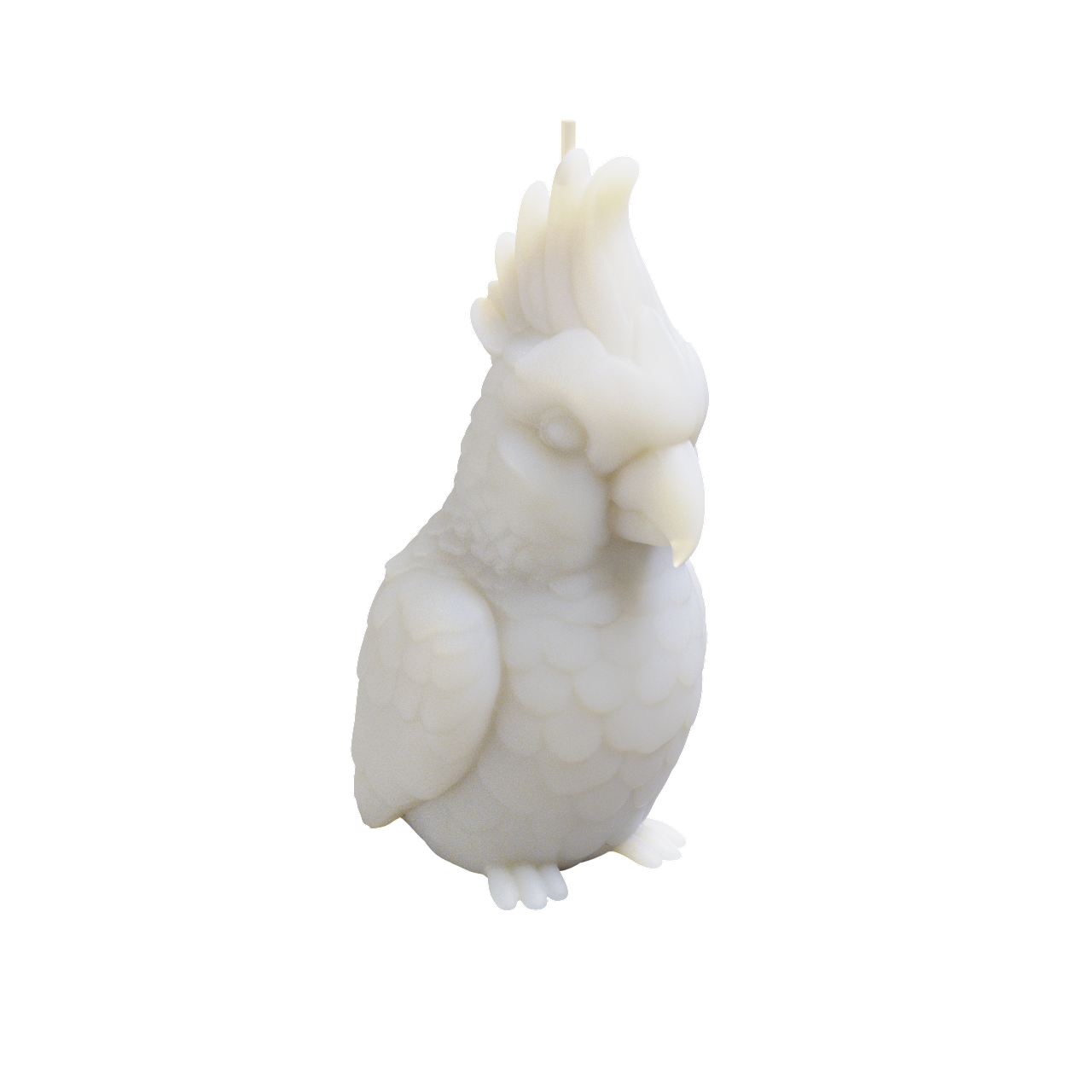 Cockatoo Bird Candle (460 grams) 16cm Tall