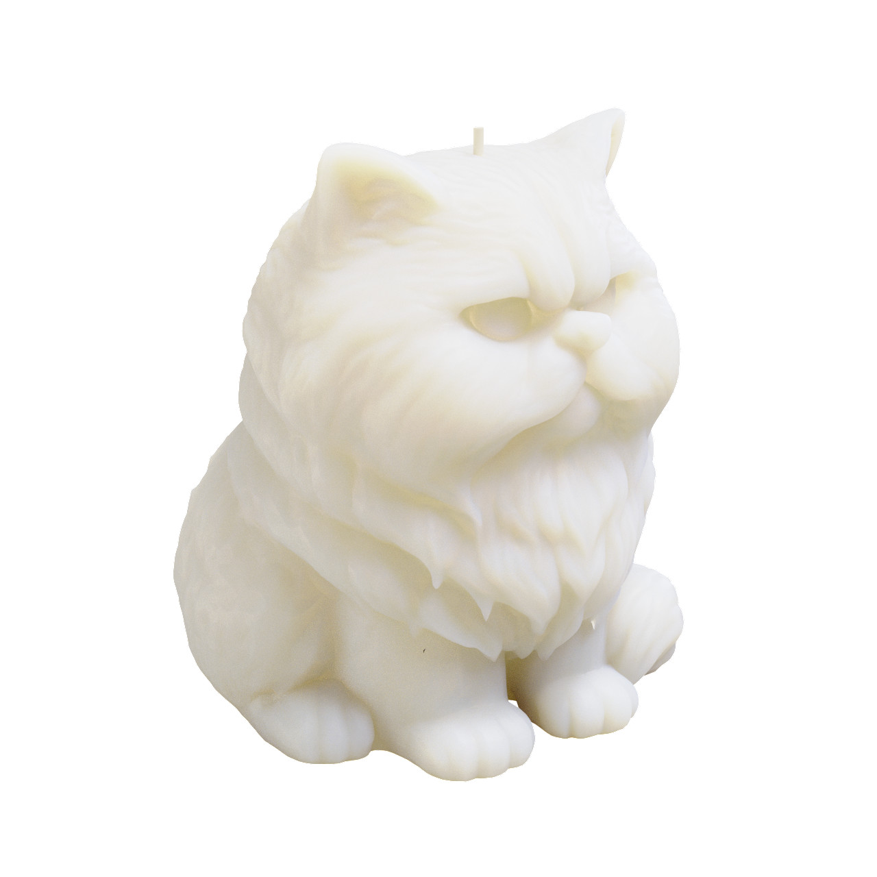 Persian Cat Candle (760 grams) 14cm Tall