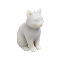 Short Hair Cat Candle (400grams) 14cm Tall