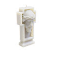 Jesus Cross Bust Candle (330 grams) 14cm Tall