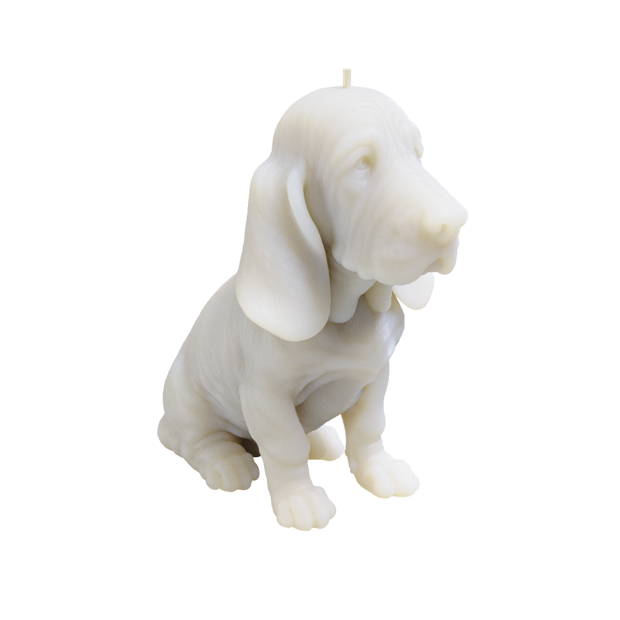Basset Hound Candle (300 grams) 14cm Tall
