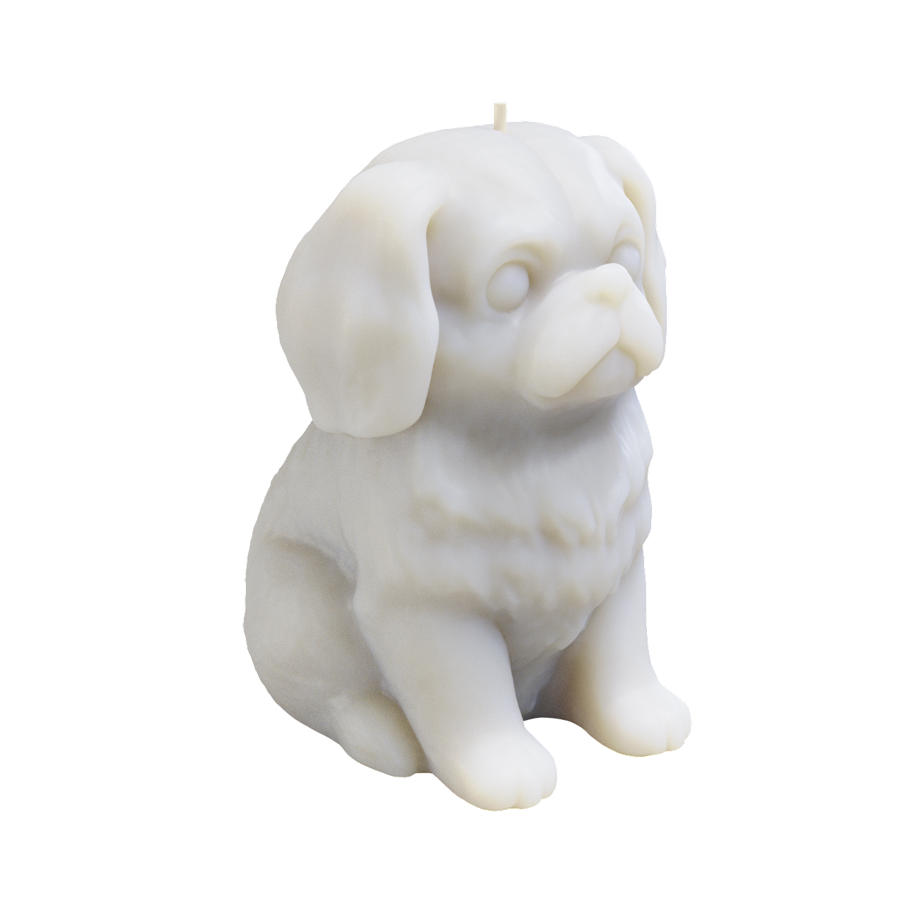 Pekingese Dog Candle (570 grams) 14cm Tall