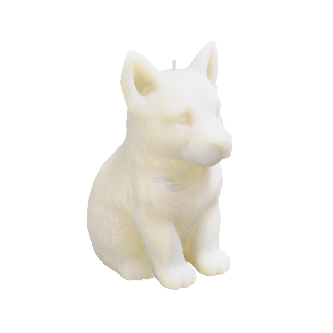 German Shepard Dog Candle (400 grams) 14cm Tall