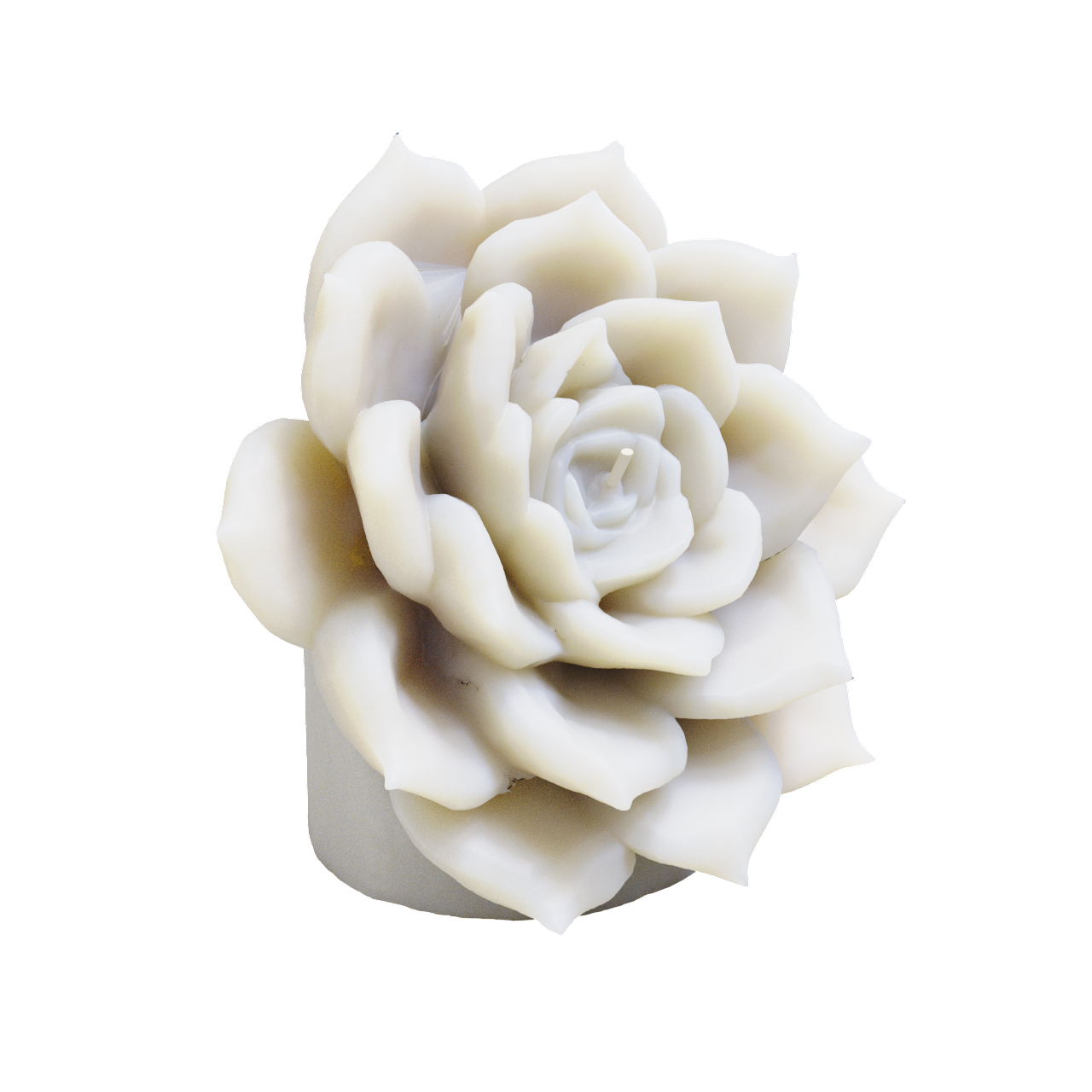 Desert Rose Candle (550 grams) 14cm Tall