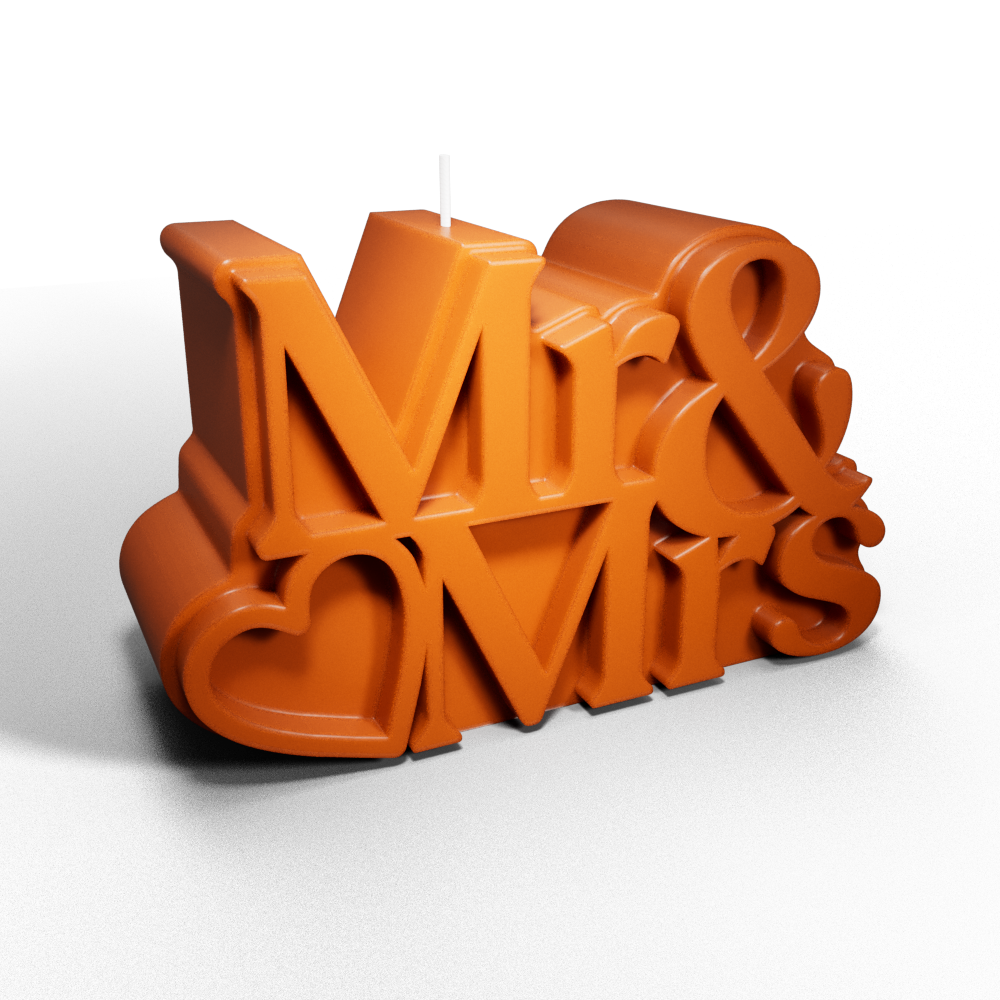 Mr & Mrs Candle (Oak)